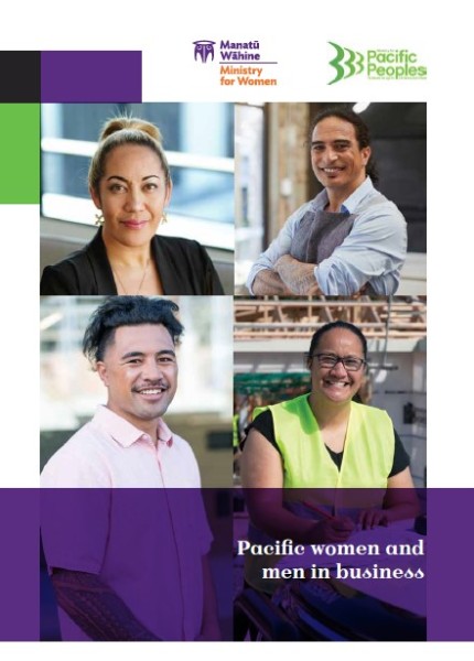 Pacific women and men in business cover