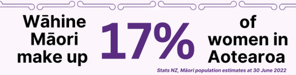 Wahine Maori make up 17% of women in Aotearoa, Stats NZ, Maori population estimates at 30 June 2022
